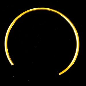 Jennifer Fisher gold brass SAMIRA CHOKER collar necklace.